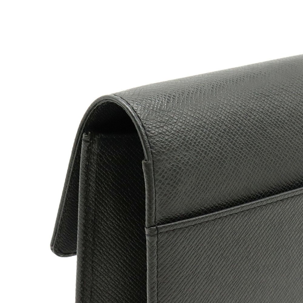 LOUIS VUITTON Louis Vuitton Taiga Celenga Second Bag Clutch Leather Ardoise B... - Picture 6 of 7